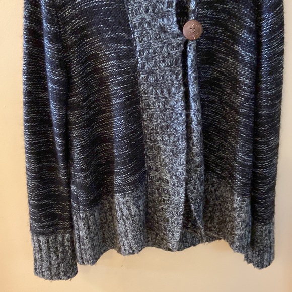 Carducci grey & black hooded cardigan size small - Picture 4 of 6